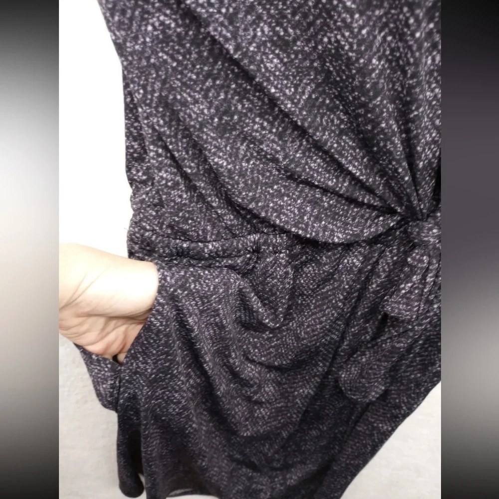 MICHAEL KORS Faux Wrap, Patterned Dress with POCKETS Size P- XS - Picture 8 of 14